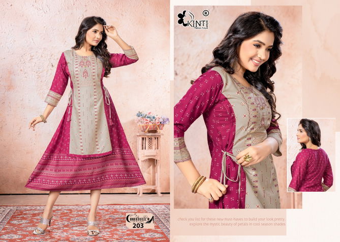  Kinti Cinderella 2 Exclusive Wear Wholesale Kurti Collection 